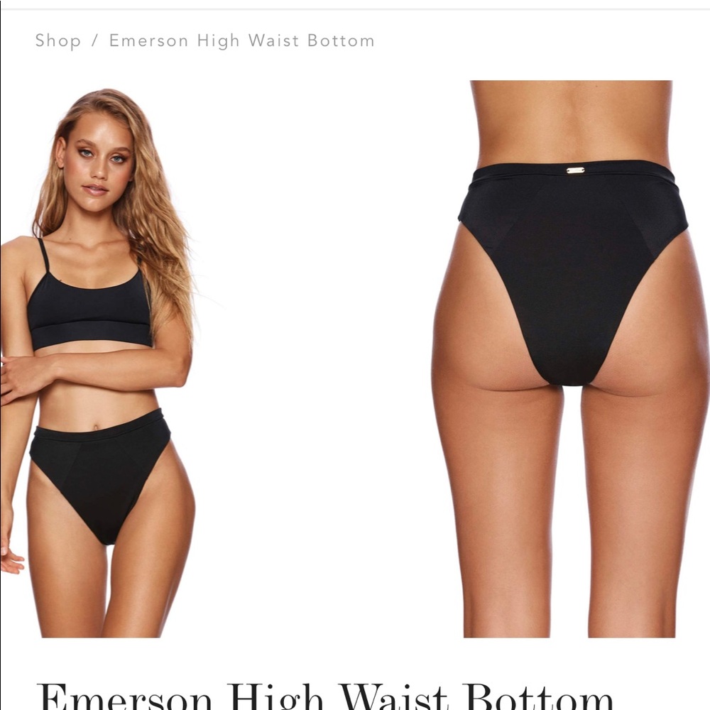 Beach Bunny Crop two price swim suit